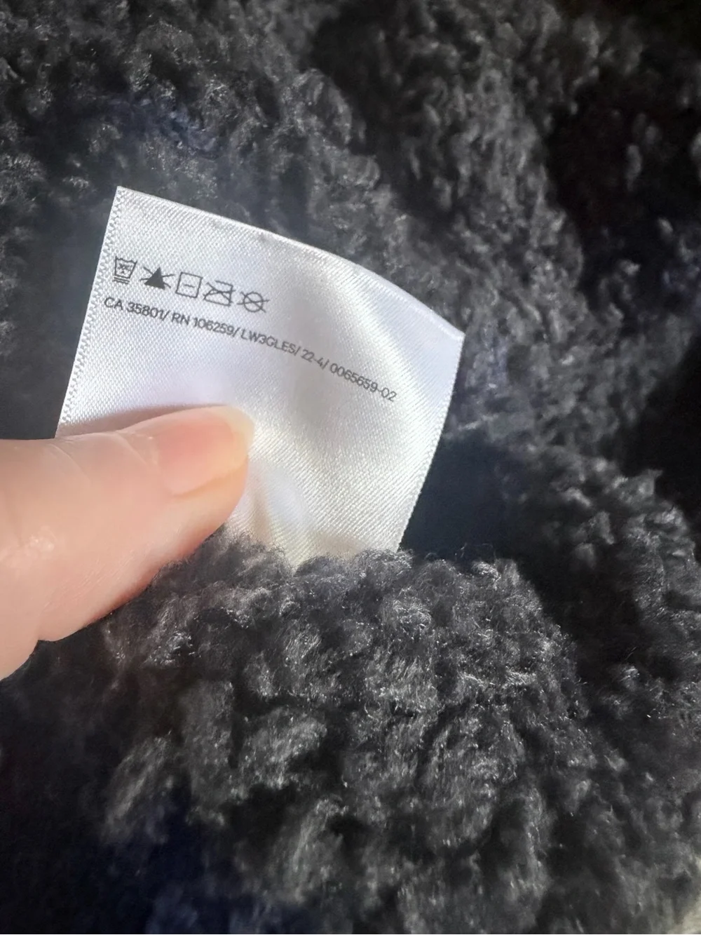 Lululemon Ombre Knit Textured Turtleneck Sweater M oversized off white Blue Grey